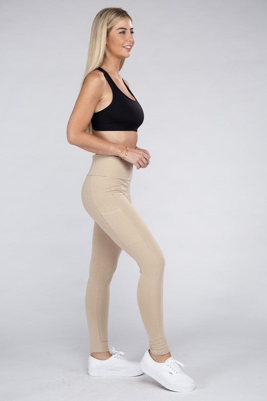 Women's Active Leggings Featuring Concealed Pockets