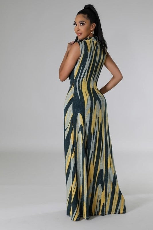 Women's Effortless Elegance Stretch Maxi Dress