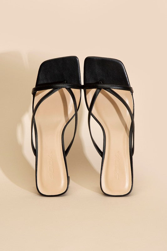 Gadget's Thong Mule Heels