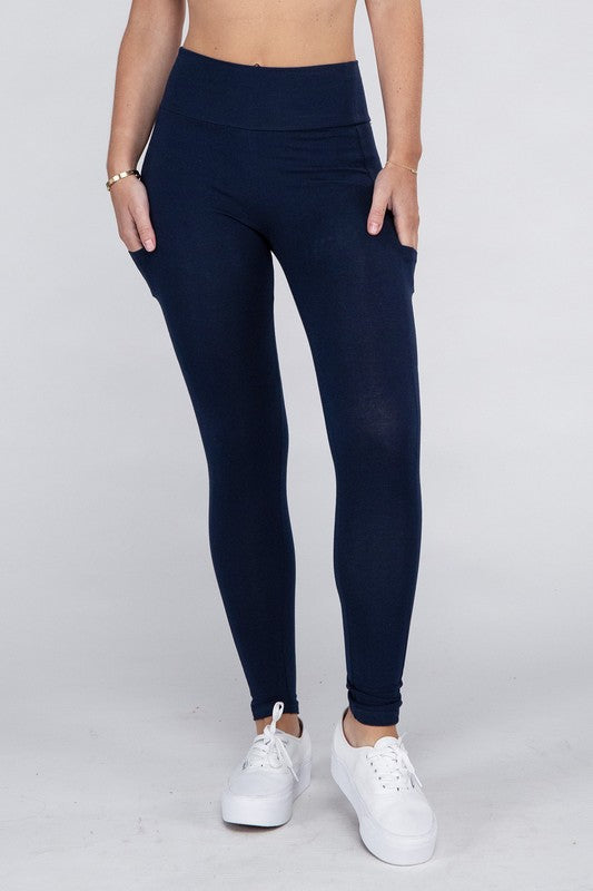 Women's Active Leggings Featuring Concealed Pockets