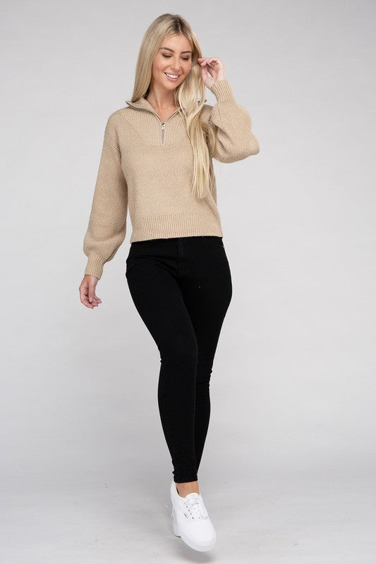 Women's Easy-Wear Half-Zip Pullover