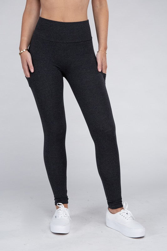 Women's Active Leggings Featuring Concealed Pockets