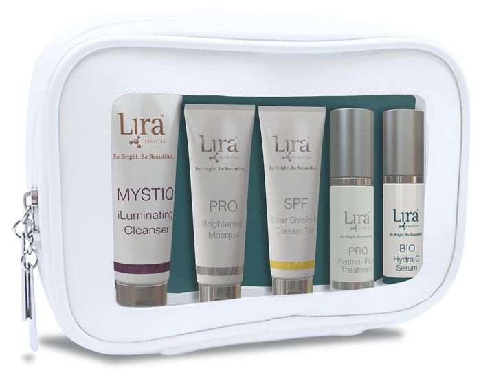 Lira Clinical's Pigmentation/Brightening Travel Size Facial Kit