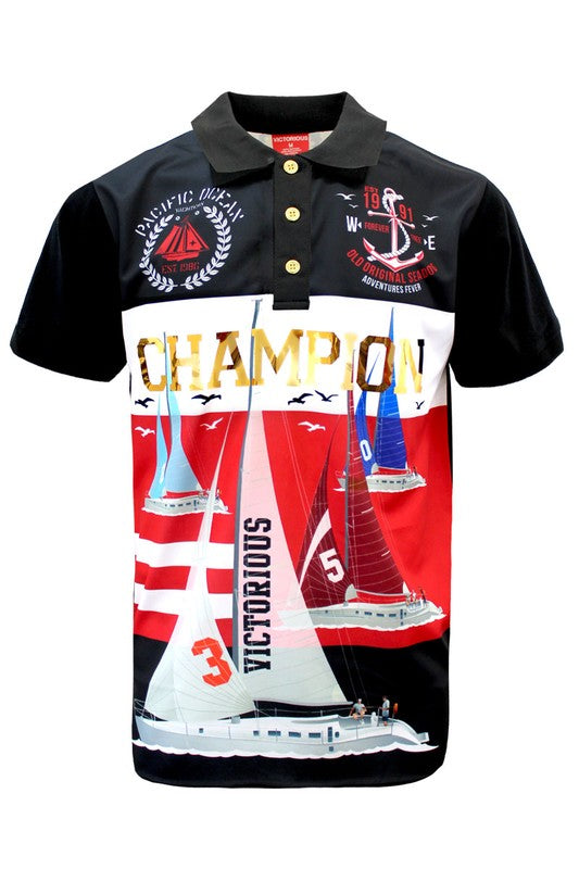 Men's Sailing Polo Shirts