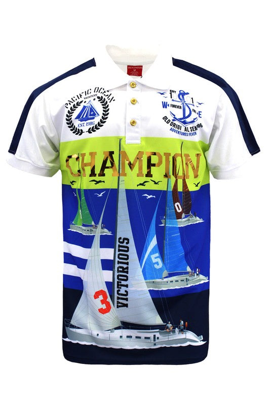 Men's Sailing Polo Shirts