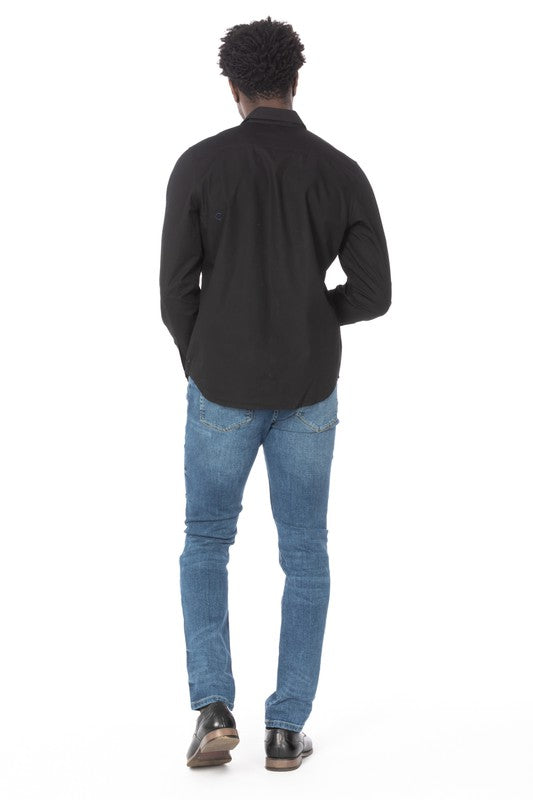 Men's Distressed Taper Denim Jeans