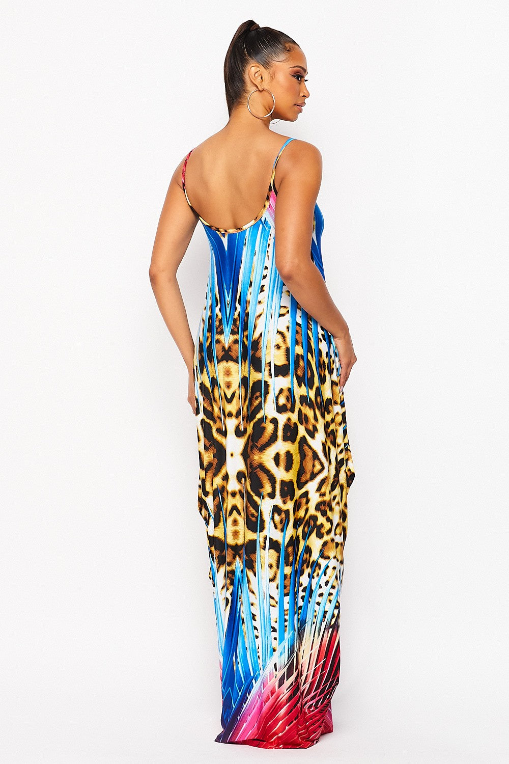 Women's Comfy Tank Maxi Dress with Side Pockets