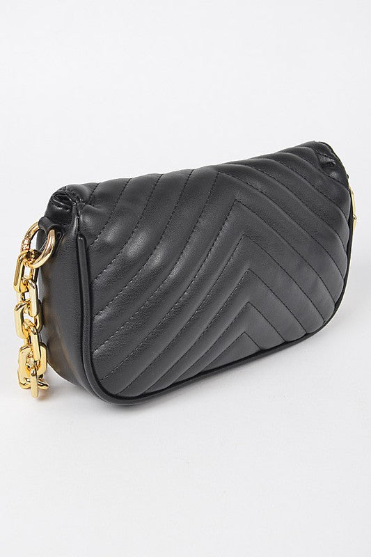 Quilted CG Crossbody Bag