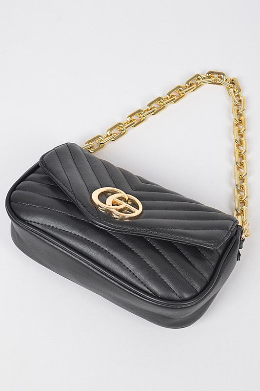 Quilted CG Crossbody Bag