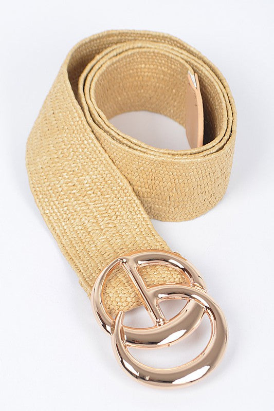 CG Buckle Plus Size Stretch Belt