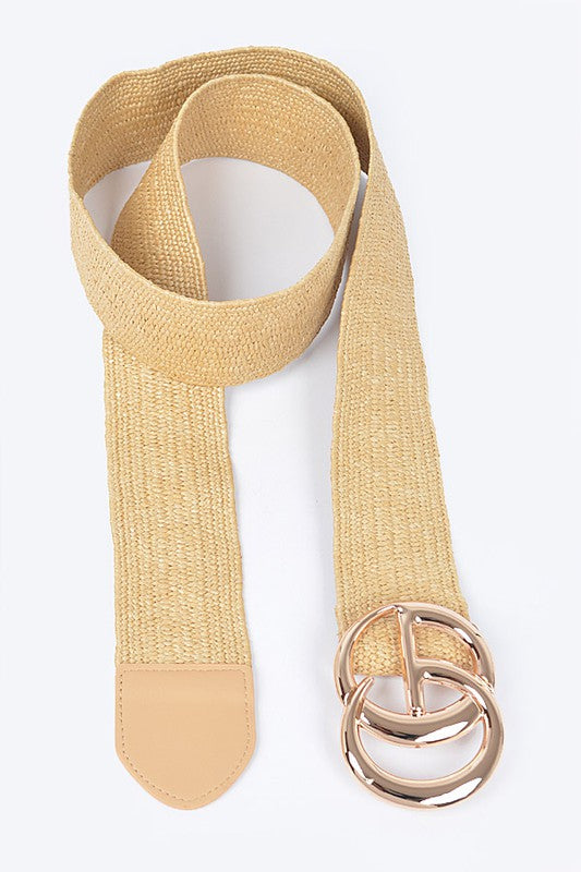 CG Buckle Plus Size Stretch Belt
