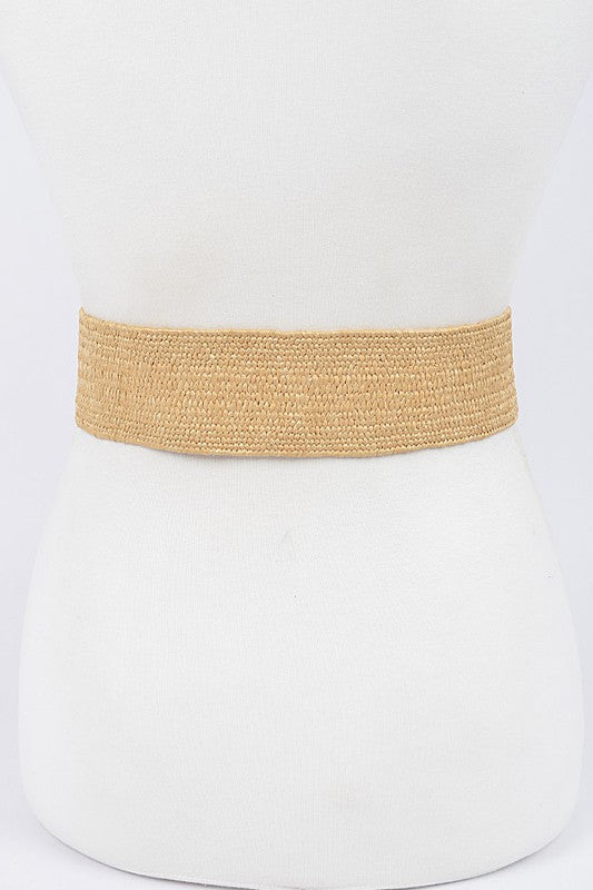 CG Buckle Plus Size Stretch Belt