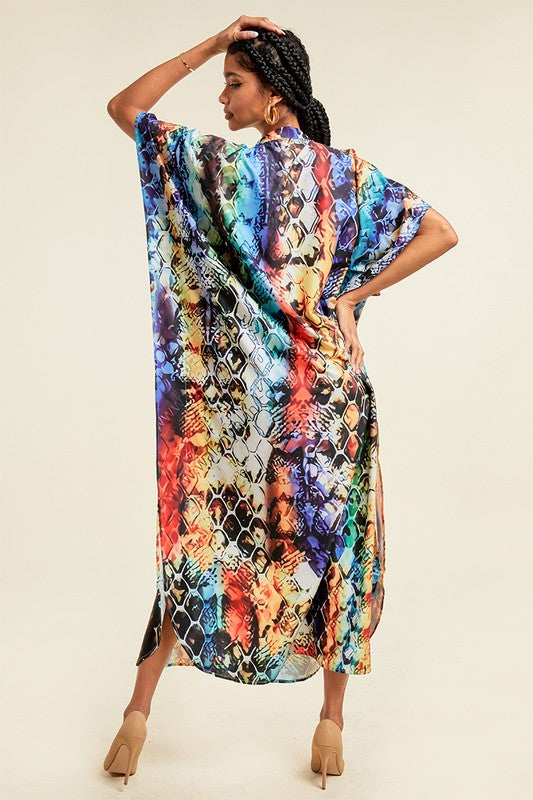 Women's Printed Oversized Maxi Dress