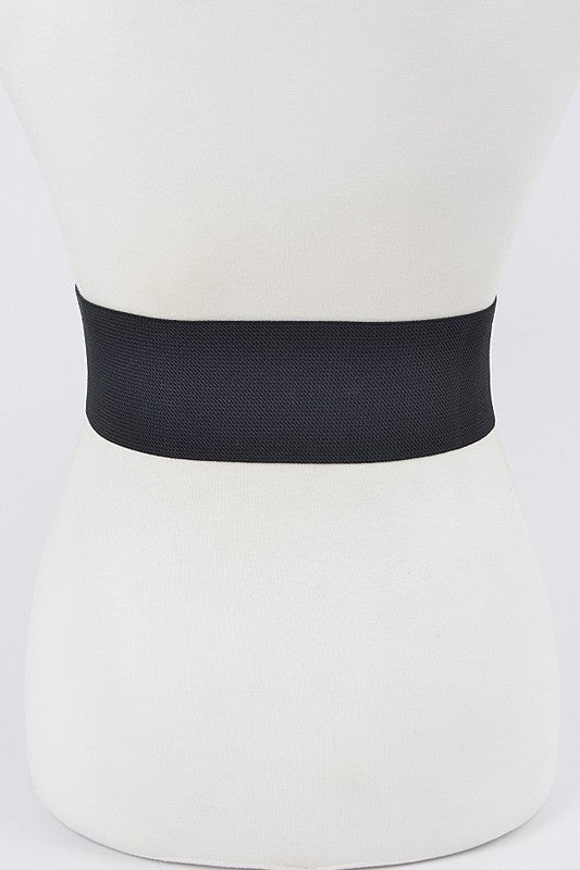 Pearl CG Buckle Plus Size Stretch Belt