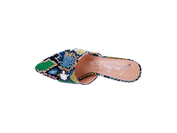 Bottoms Up Pointed High Heel Moon Cut Straps