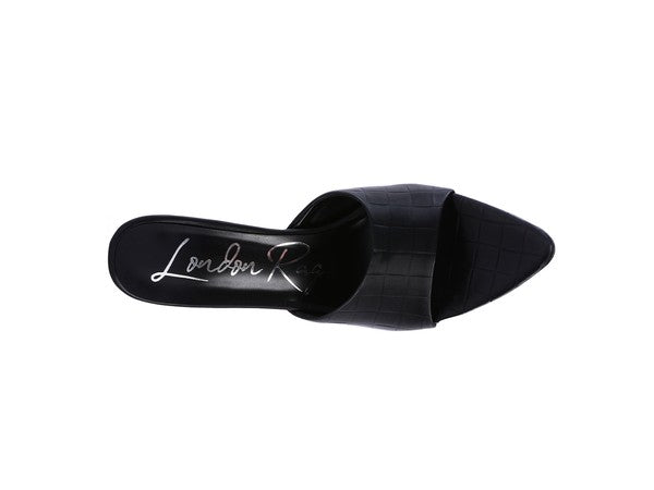 Bottoms Up Pointed High Heel Moon Cut Straps