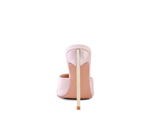 Bottoms Up Pointed High Heel Moon Cut Straps