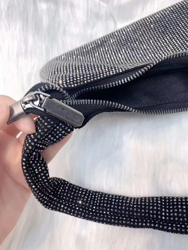 Rhinestone Simple Shoulder Purse
