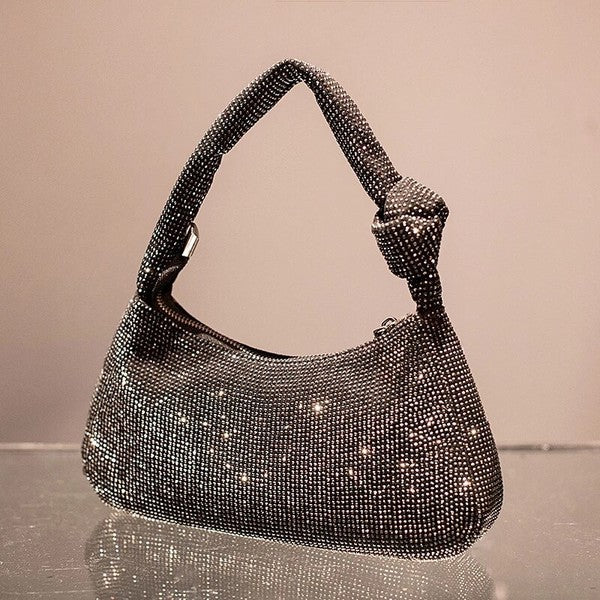 Rhinestone Simple Shoulder Purse