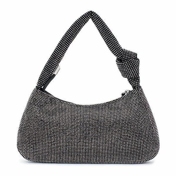 Rhinestone Simple Shoulder Purse