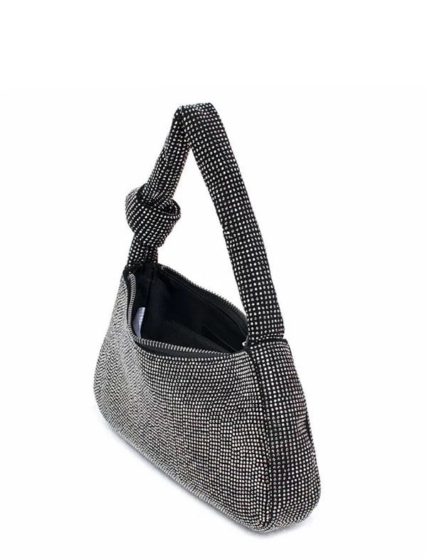 Rhinestone Simple Shoulder Purse