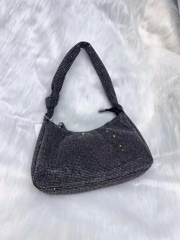Rhinestone Simple Shoulder Purse