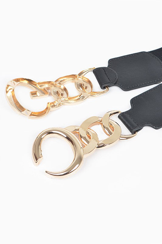 CG Buckle Plus Size Stretch Belt