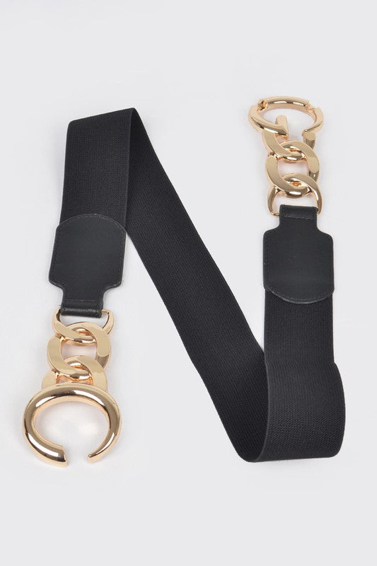 CG Buckle Plus Size Stretch Belt