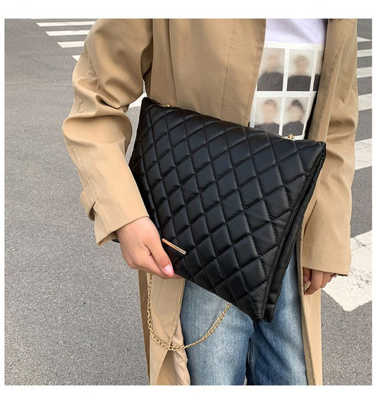 Vegan Leather Crossbody Clutch  Handbag
