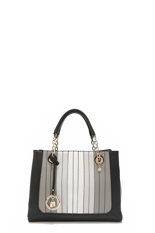 Valentina Ombre Panel Handbag