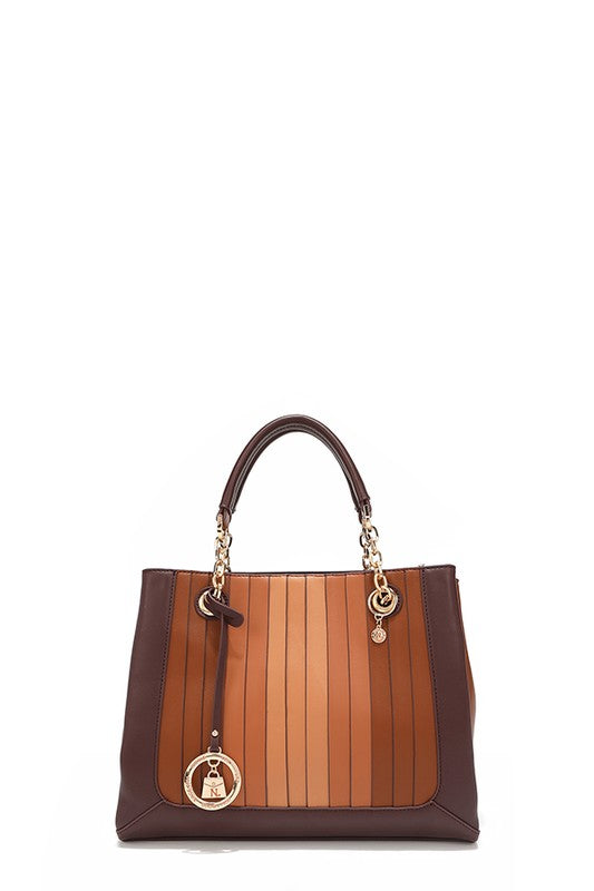 Valentina Ombre Panel Handbag