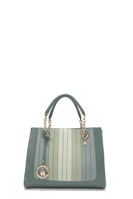 Valentina Ombre Panel Handbag