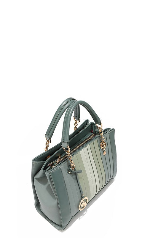 Valentina Ombre Panel Handbag