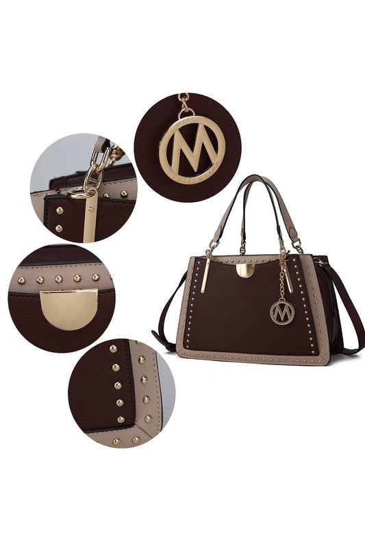 Aubrey Satchel Handbag Crossover by Mia k