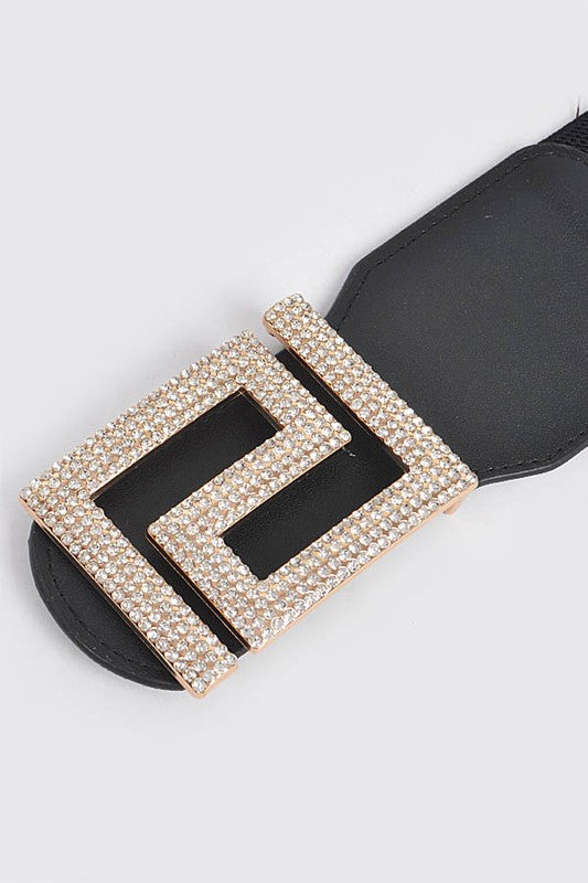 Metal Buckle Elastic Belt