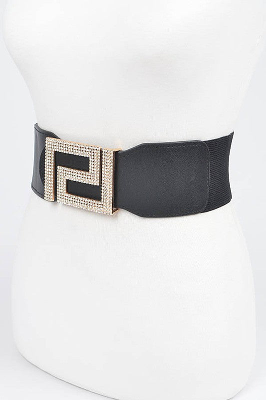 Metal Buckle Elastic Belt