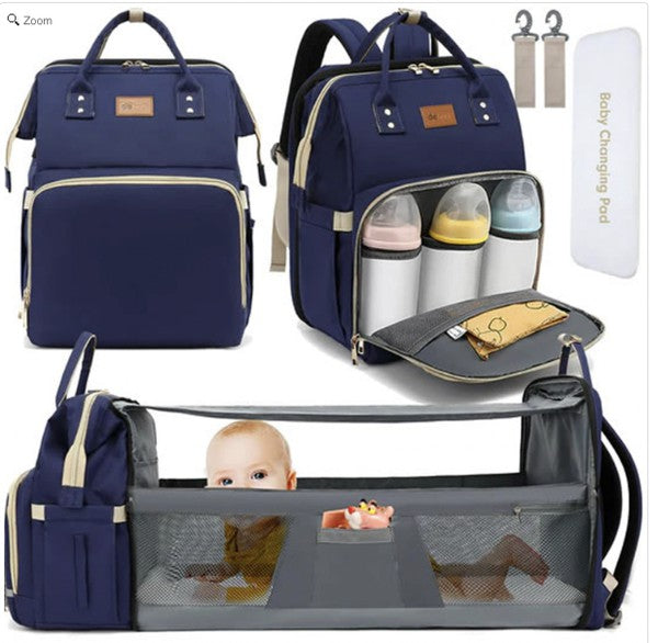 Baby Diaper Bag Backpack with Changing Station