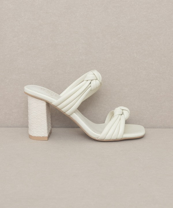 Raquel Strappy Knot Heel