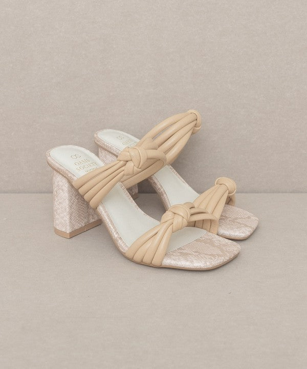 Raquel Strappy Knot Heel