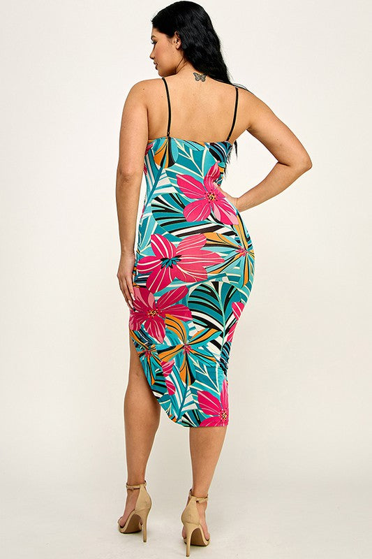 Women's Asymmetrical Hem Sleeveless Dress