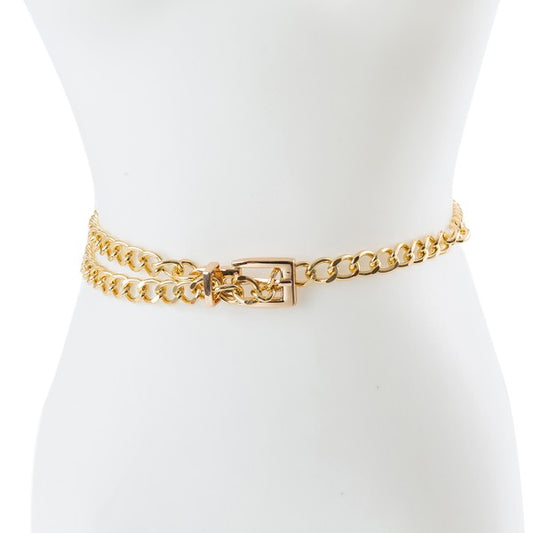 Chained Fashion Gold Belt