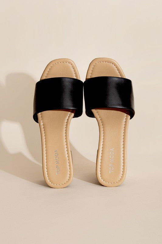 Slide Mule Heels Sandals
