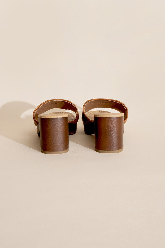 Slide Mule Heels Sandals