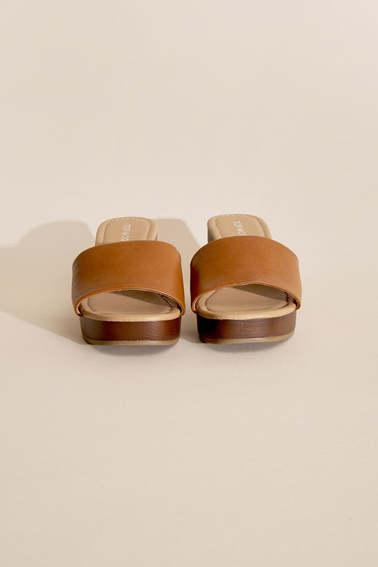 Slide Mule Heels Sandals