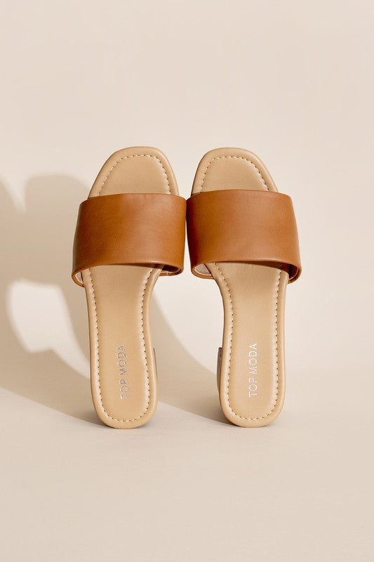 Slide Mule Heels Sandals