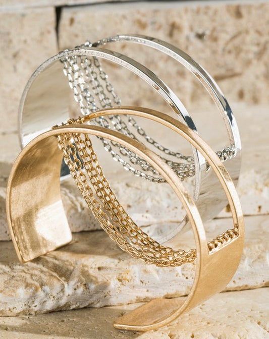 Brass Metal Chain Bracelet