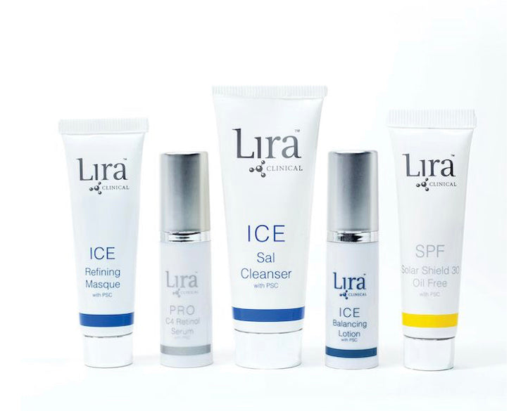 Lira Clinical Acne/Oily Travel + Care Kit