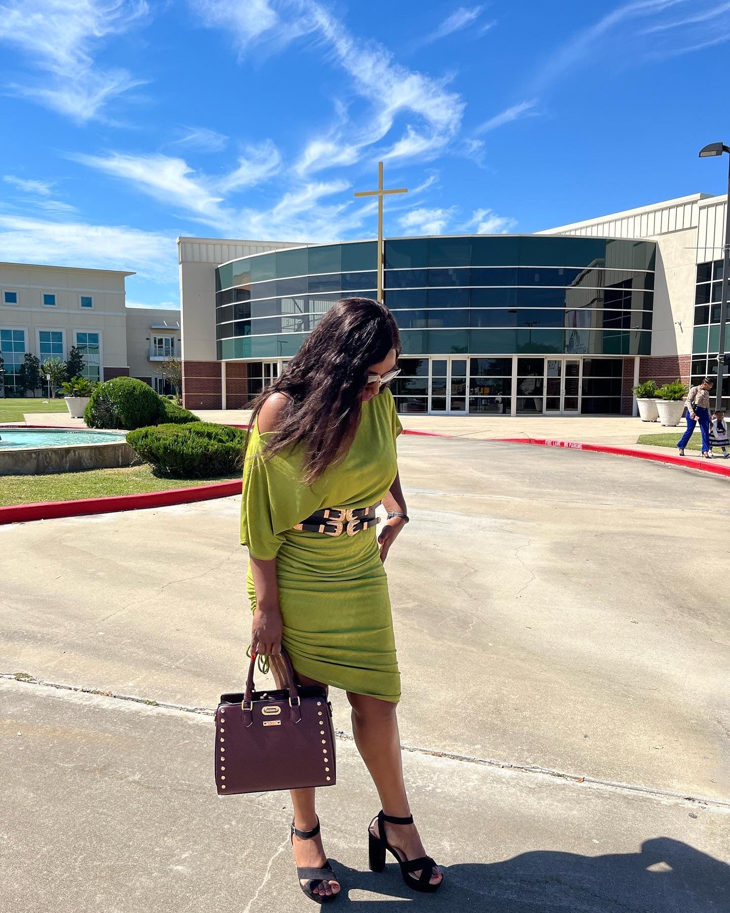 Night Out One-off Shoulder Plus Size Side Ruched Dress