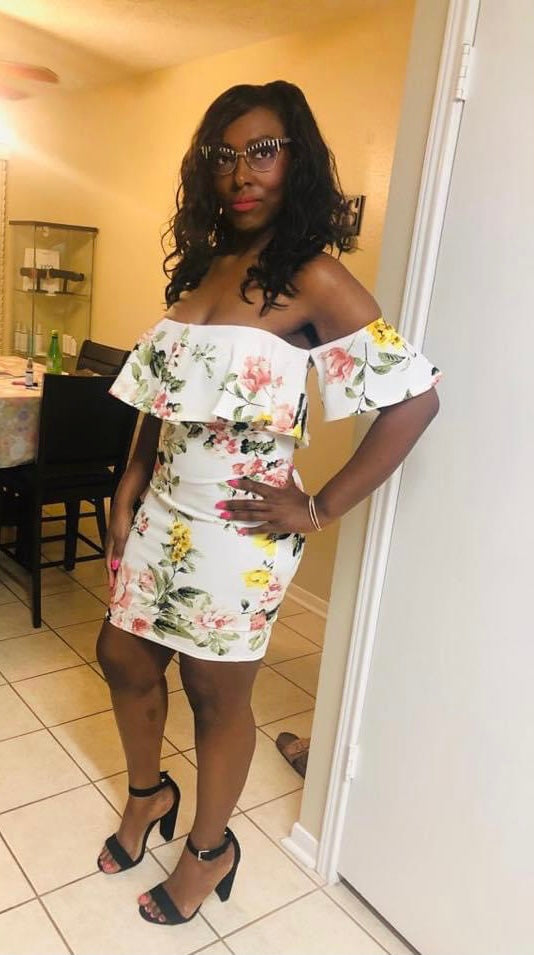 Women's Floral Print Off the Shoulder Bodycon Dress