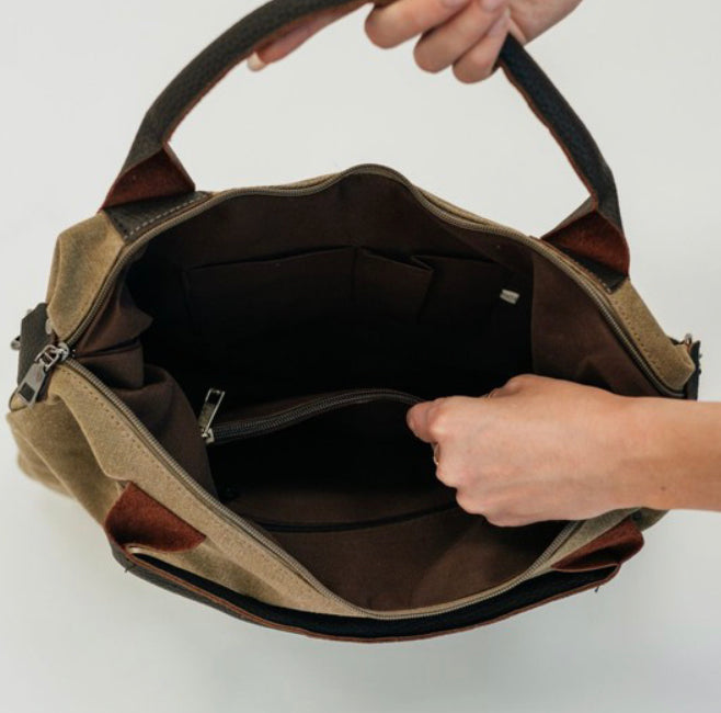 Kinsley Canvas Handbag